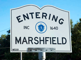 Entering Marshfield, MA