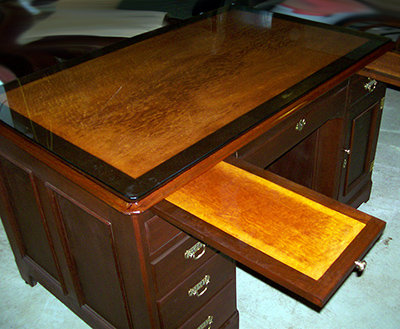 A top view of a restored family heirloom.