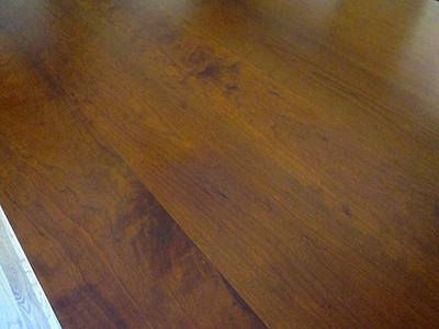 The damaged surface was repaired and restored to match the existing finish. The damaged surface was repaired and restored to match the existing finish.